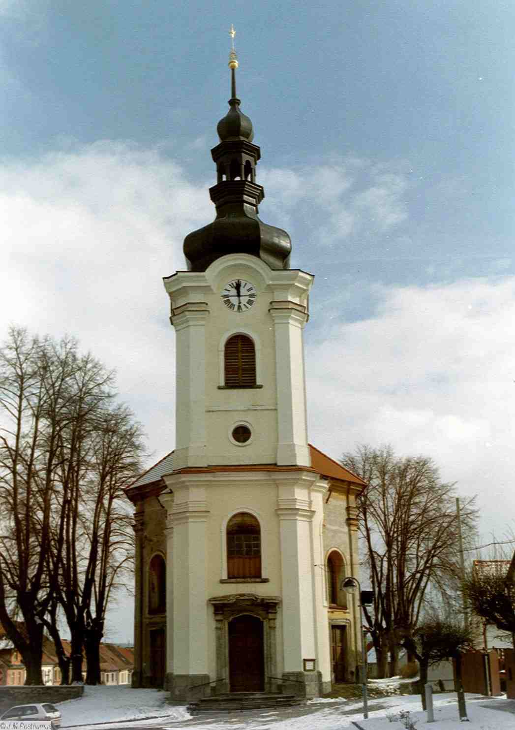 Kerk in Cernosin, Tsjechi